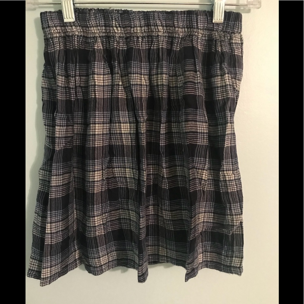 Hollister Soft Plaid Skirt